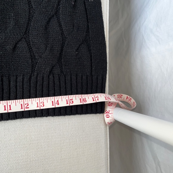 Tahari (S) wool-blend ombré mock neck sweater in grey & black. - Picture 14 of 16